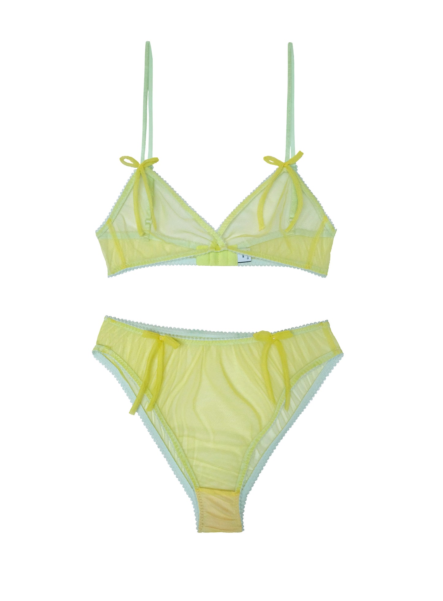 I'm yours - Yellow lingerie set