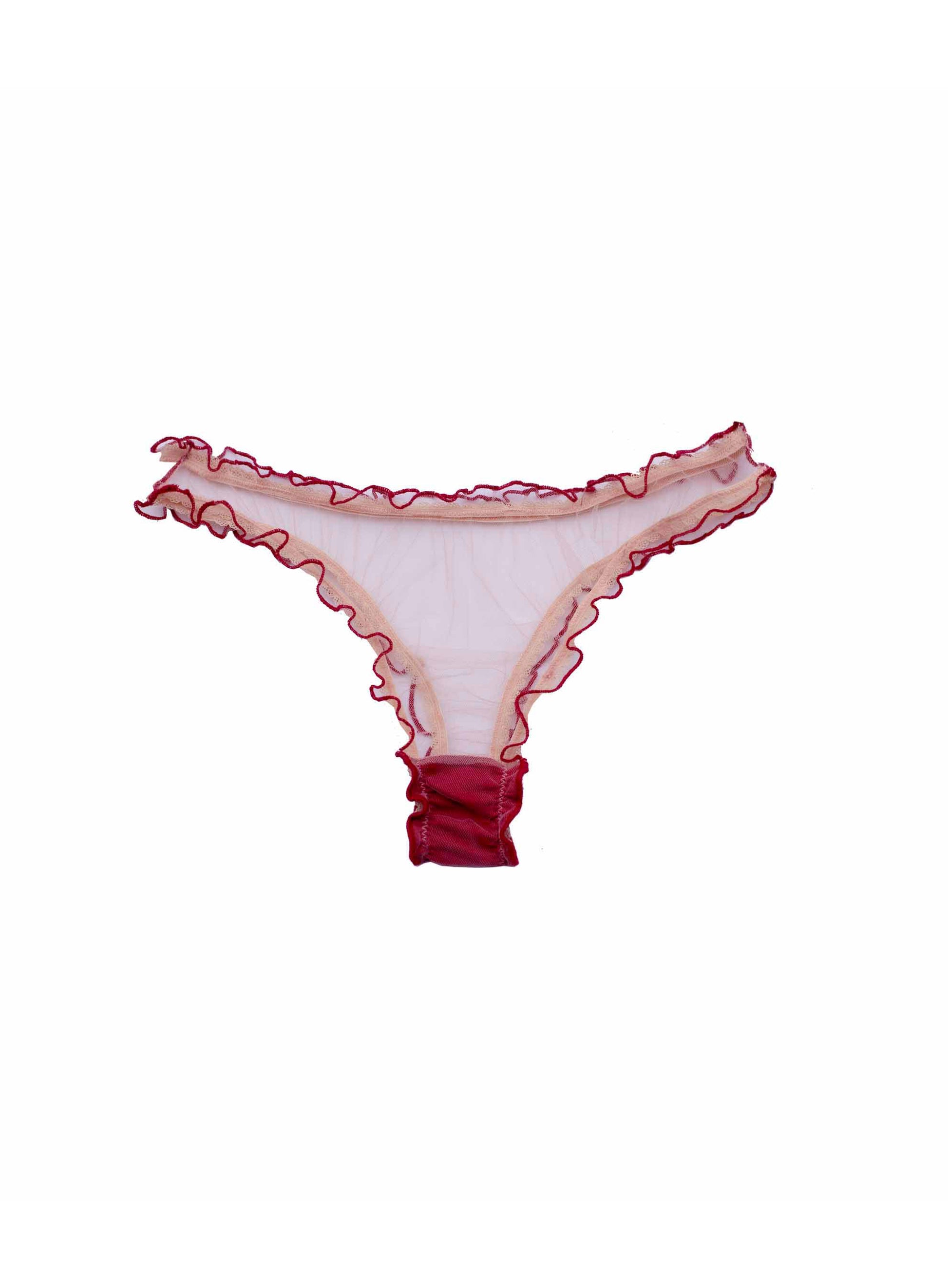 Frilly Knickers in Red - Let's Jive